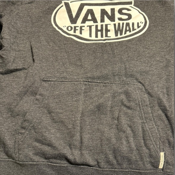 Youth Vans Off The Wall Dark Heather Gray  Hoodie - Picture 4 of 10